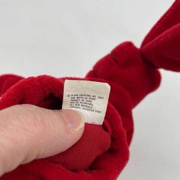 Plush Creations Inc Red Lobster Hand Puppet Pretend Play Visual Aid Plush - Picture 5 of 6